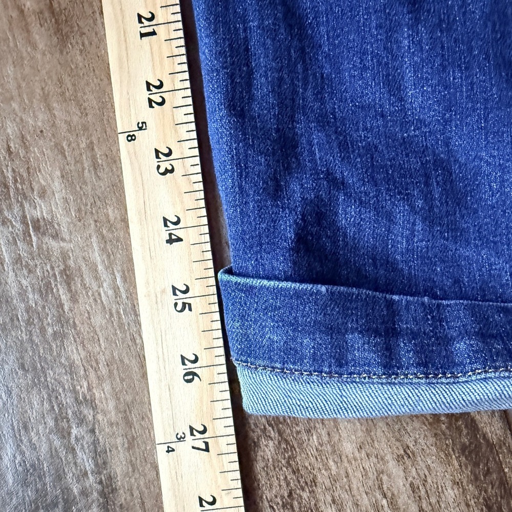 Anthropologie Pilcro Emory Pleated High-Rise Cuffed Wide-Leg Jeans, Blue, 29 - Picture 12 of 12